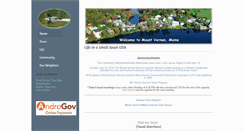 Desktop Screenshot of mtvernonme.org