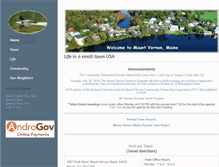 Tablet Screenshot of mtvernonme.org